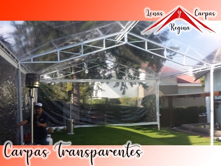 Renta de Lona transparente